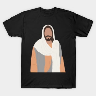 jesus minimalist color block T-Shirt